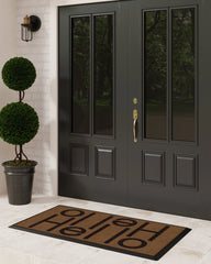 Hello Large Doormat