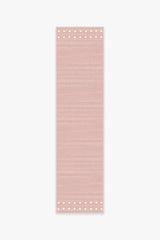Dot Border Pink Rug