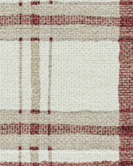 Piper Plaid Burgundy Rug