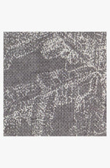 Snowflake Silver Flatwoven Rug