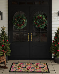 Festive Bows Multicolor Large Doormat