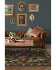 Birds Of A Feather Flatwoven Rug by Iris Apfel