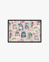 Snow Globes Pink Doormat