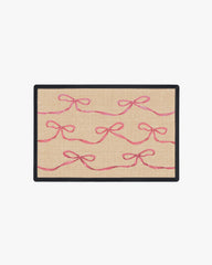 Rosette Bows Pink Doormat