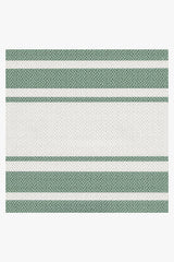 Marina Stripe Sage Green Outdoor Rug