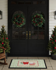 Cocoa Cozy Green Large Doormat