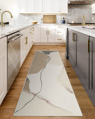 Loire Ivory Quartz Flatwoven Rug by Nina Takesh