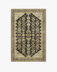 Pradera Tan & Soft Black Rug