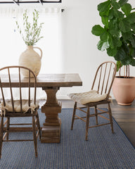 Tillie Solid Soft Navy Re-Jute Rug
