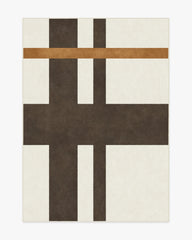 Scala Ivory & Brown Rug by The Local Project