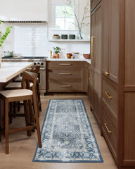 Kamran Admiral Blue Flatwoven Rug