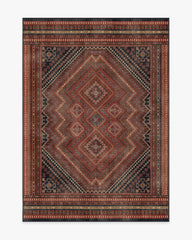 Kaden Amber Red Flatwoven Rug