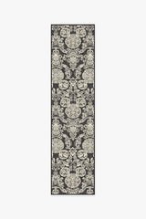 Mickey Damask Charcoal Rug