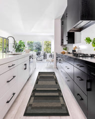 Paris Tonal Grey Flatwoven Rug by Michael Michalsky