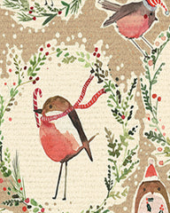 Holiday Robbins Natural Doormat