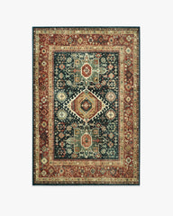 Avila Vintage Ink & Amber Rug