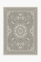 Almana Black & White Flatwoven Rug