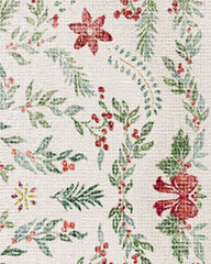 Deck the Halls Cream Multicolor Rug