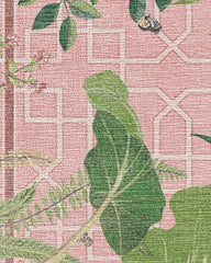 Palm House Rose Flatwoven Rug by Sanderson