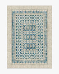 Cyrus Neutral & Blue Rug