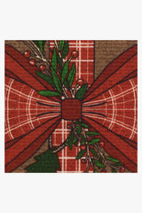 Postal Present Holiday Doormat