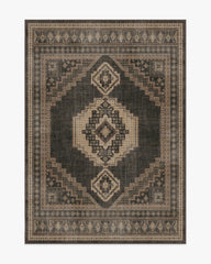 Rayne Charcoal & Tan Rug