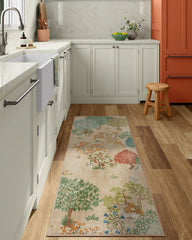 Pamir Garden Fern Flatwoven Rug by Sanderson