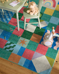 Big Apple Patchwork Multicolor Rug