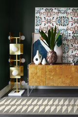 Carnaby Shadow Del Sol Flatwoven Rug by Jonathan Adler