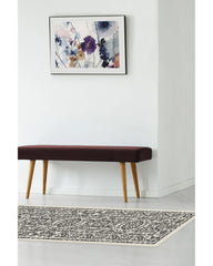 Delphina Black & White Flatwoven Rug