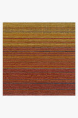 Linear Striped Multicolor Flatwoven Rug