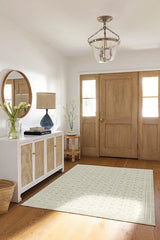 Palm Springs Ivory Stone Flatwoven Rug by Gray Malin