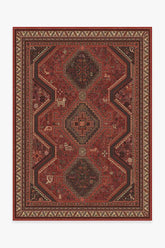 Zareen Scarlet Red Rug