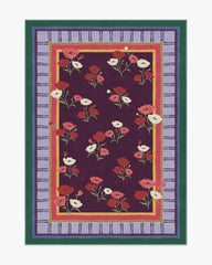 Ambroeus Royal Plum Rug by Iris Apfel