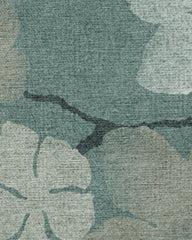 Magnolia Teal Flatwoven Rug