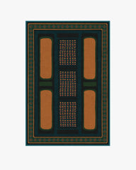 Nerissa Teal & Gold Rug by Architectural Digest