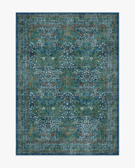 Blackthorn Navy Rug by Morris & Co.