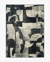 Riven Charcoal & Cream Rug