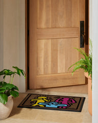 No Evil Multicolor Doormat by Keith Haring