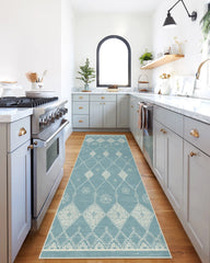 Lumia Pale Blue Flatwoven Rug