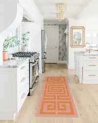 Maze Pink & Orange Flatwoven Rug