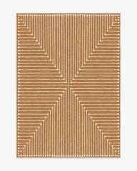Inkdrop Copper Rug by Jonathan Adler