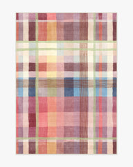Margot Plaid Berry Multicolor Outdoor Rug