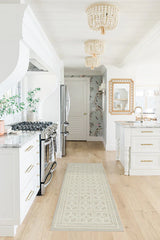 Palm Springs Ivory Stone Flatwoven Rug by Gray Malin