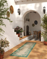Ionia Emerald & Tan Outdoor Rug