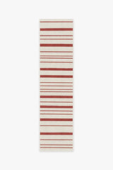 Hudson Stripe Red Rug
