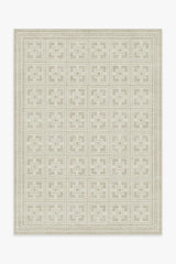 Palm Springs Ivory Stone Rug by Gray Malin