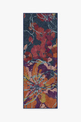 Watercolour Floral Navy Rug