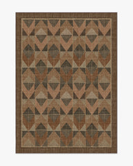 Ember Copper & Brown Flatwoven Rug