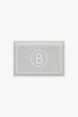Halo Monogram Bath Mat